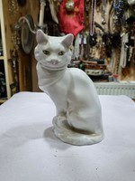 Régi német porcelán cica