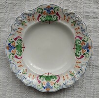 Alt wien antique Viennese porcelain plate from 1852 Biedermeier period with minimal damage