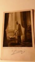 Extrém ritka!! Ferenc József  fotóképeslap az aláírásával, Bécs 1916-ban.   407.