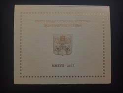 Vatican euro circulation line 2017 unc