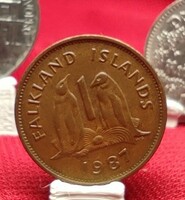 Falkland szigetek 1987. 1 penny