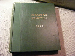 Magyar Konyha - Gasztronómiai magazin 1996-os  teljes évfolyam egybekötve