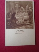 Del011.17 Old postcard - the death of Mihály Zichy - Saint Imre - s. Emerici centenaria 1030-1930