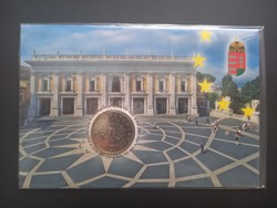Hungary 50 HUF Treaty of Rome 2007 unc first day minted in blister