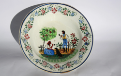 Wall plate with a popular scene from Wilhelmsburg
