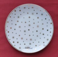 Christmas miss étoile French porcelain plate small plate with star pattern