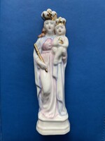 Gyönyörű ritka Hollóházi porcelán Mária Kis Jézussal.