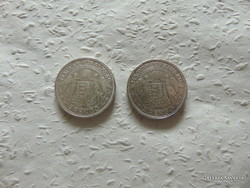 Madonnás ezüst 2 pengő 1929 - 1938 LOT ! 01
