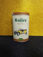 Retro kávés pléh doboz – „Kaffee Nostalgie-Dose”, Oldtimer motívum, 20. század vége
