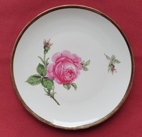 Seltmann Weiden Bavaria német porcelán kistányér süteményes tányér rózsa virág mintával