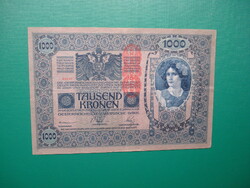 1000 Korona 1902 with dö seal