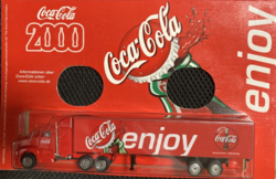 Coc-Cola italreklámos játék kamion, méretarányos 1:87