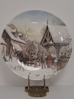 Royal Doulton sorszámozott jelzett angol porcelán vintage dísztányér 23 cm