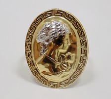Női fejes arany gyűrű (ZAL-Au94611)