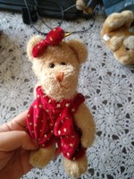 Plush toy, Christmas girl teddy bear, teddy bear, negotiable
