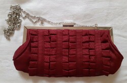 Showy, burgundy casual bag