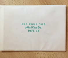 Tót Endre One dozen rain postcards 1971-73