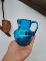 Gyönyörű szakított kék üveg kancsó, Gyűjtői szépség