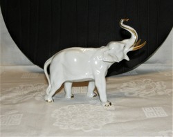 Elefánt régi Volkstedt porcelán