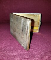 Antique silver cigarette case heavier weight 800 greyhound head