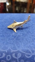 Ezüst miniatűr"Cápa" Részletgazdag.  Ritka.