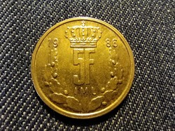Luxemburg 5 Frank 1986 (id22301)