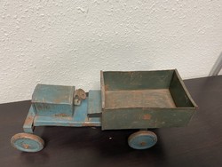 Old sheet metal toy car