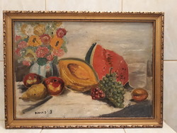 János Dienes (1884-1962): original painting