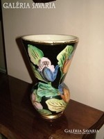 Antik jelzett majolika váza