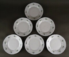 1E390 zsolnay porcelain cake plate set of 6 pieces