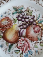 English porcelain decorative plate, johnson bros - fruits