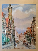 Werner levacher (1946) - watercolor painting