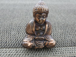 Buddha - bronzed solid metal statue