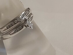Brilles dupla ezüst gyűrű