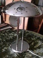 Art deco stílusú krómozott asztali lámpa