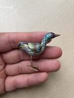 Régi kínai tuzomanc madár figura szobrocska