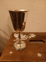 A wonderful silver-plated goblet (for the 25th anniversary of Elizabeth II's reign)