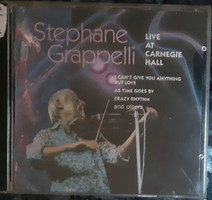 STEPHANE GRAPPELLI :  LIVE AT CARNEGIE HALL   -  JAZZ CD