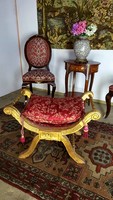 Empire gold-plated dagobert chaise longue