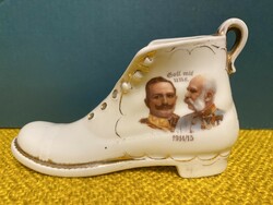 József Ferenc porcelain shoes, rare collector's item