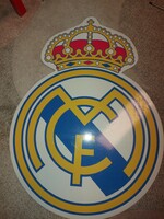 Real Madrid, MFC, műanyag tábla, kb.68x50 cm, szép állapotban!