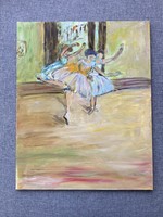 Balerina táncos lányok festmény