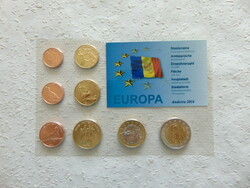 Andorra  euro forgalmi sor 2014 bliszterben PROBA !  ﻿