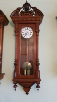 2 Heavy half-baked antique wall clock - bach antal Szeged