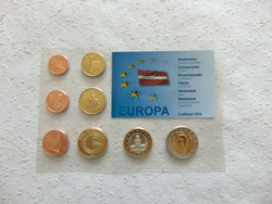 Lettország  euro forgalmi sor 2014 bliszterben PROBA !