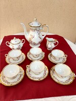 A beautiful reichenbach tea set,,rare decor,!! Flawless! L...