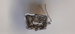 Antik Francia ezüst teaszűrő gyűjtői darab
