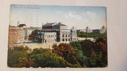 Wien, burgtheater, 1912, old postcard