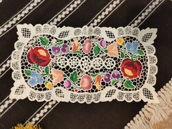 Riselt Kalocsa tablecloth with colorful embroidery
