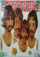 Beatles plakát 1985 - 5 db. egyben - P. McCartney, J. Lennon, R. Starr, G. Harrison - 68 x 97 cm.